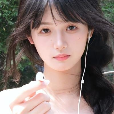 她在这里